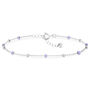 Cavigliera Silver Collection Argento Rodiato Pietra sintetica