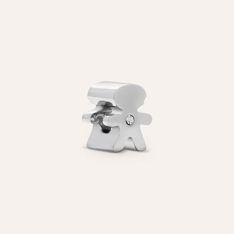Bead Essential Code Acciaio Cristallo - Beads Donna | Stroili