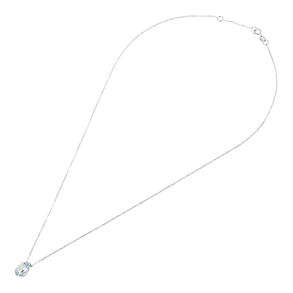 Collana Punto Luce Amélie Oro Bianco Topazio Cubic Zirconia - Collane Punto Luce Donna | Stroili