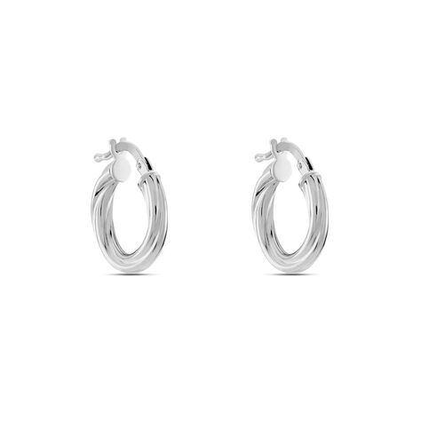 Orecchini A Cerchio Silver Collection Argento Rodiato - Orecchini a Cerchio Donna | Stroili
