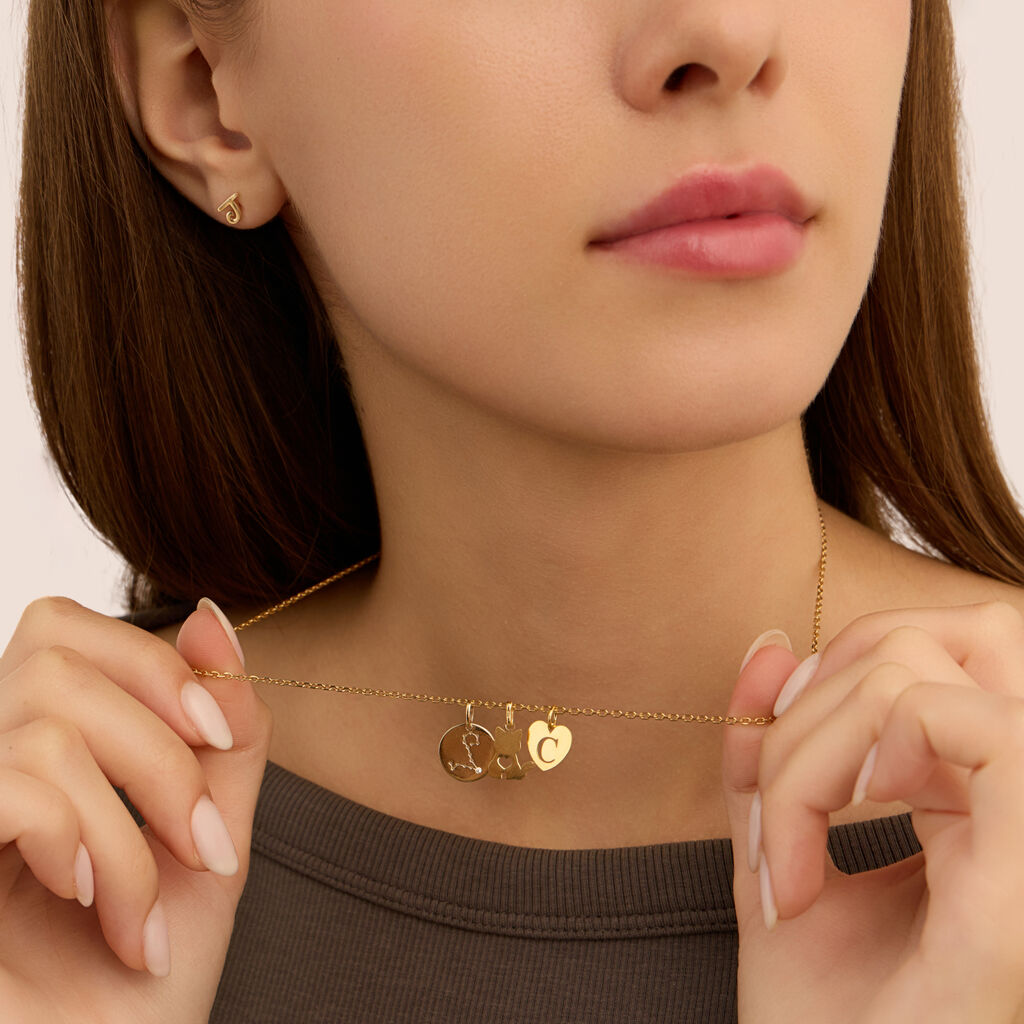 Pendente Poème Oro Giallo Cubic Zirconia