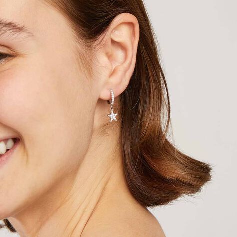 Orecchini A Cerchio Silver Moments Argento Rodiato Cubic Zirconia - Orecchini a Cerchio Donna | Stroili