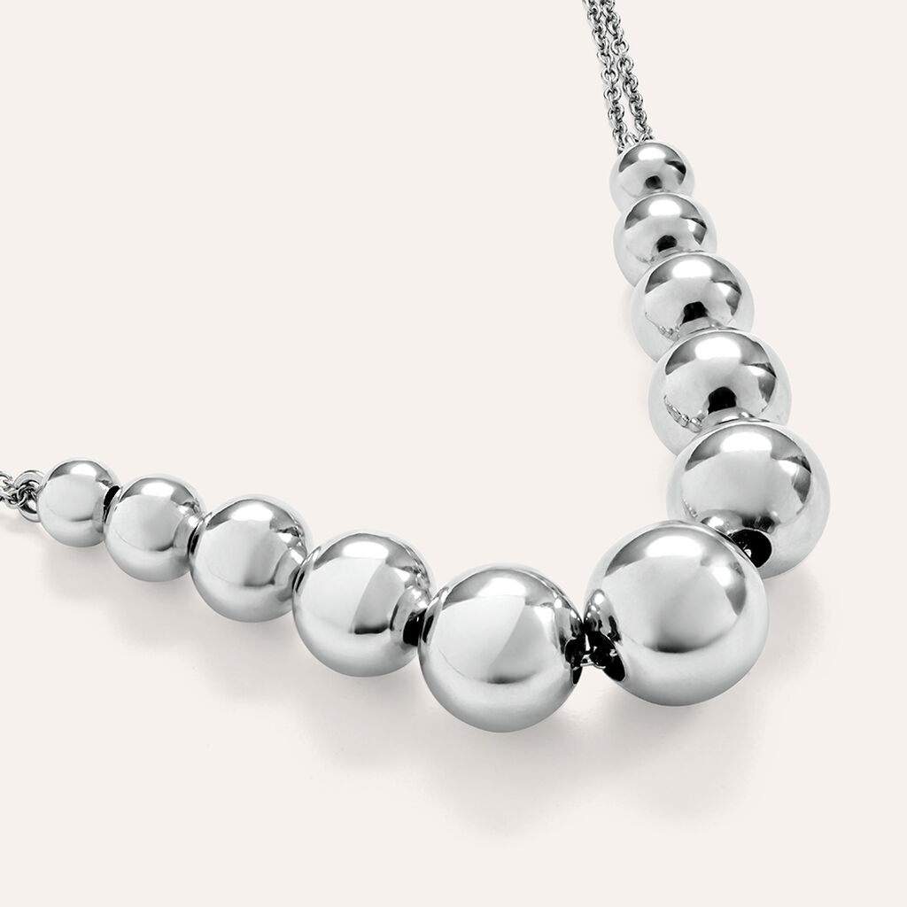 Collana Silver Collection Argento Rodiato