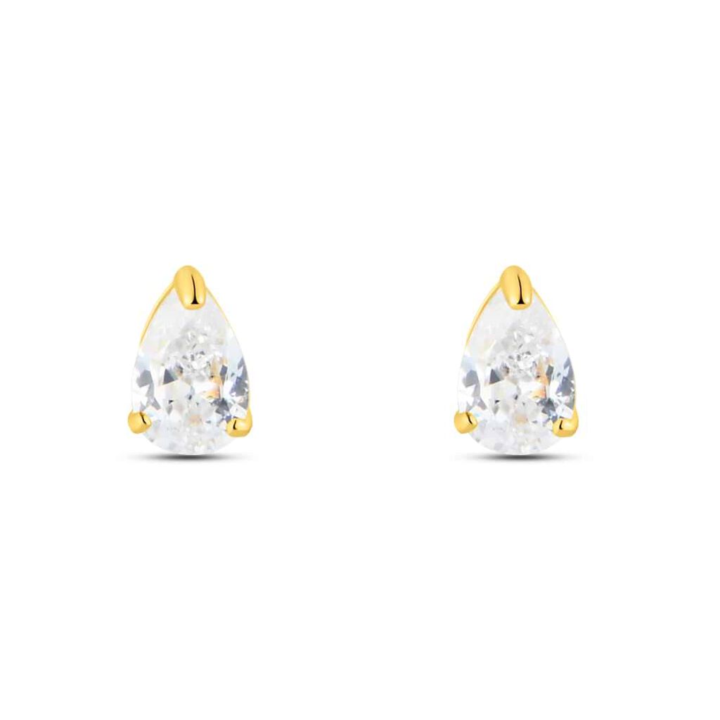 Orecchini Lobo Punto Luce Bon Ton Oro Giallo Cubic Zirconia - Orecchini a Lobo Donna | Stroili