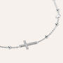Bracciale Rosario Silver Collection Argento Rodiato Cubic Zirconia