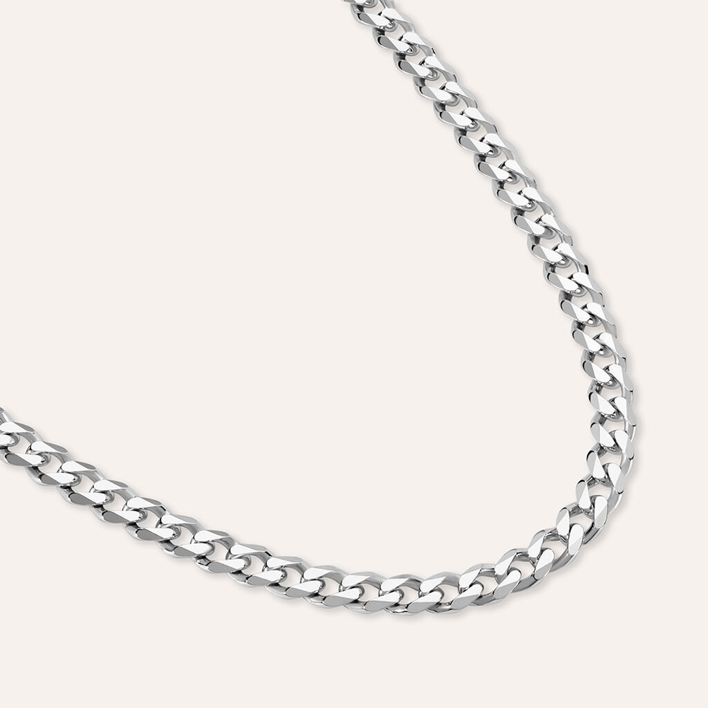 Catena Gentleman Argento Rodiato