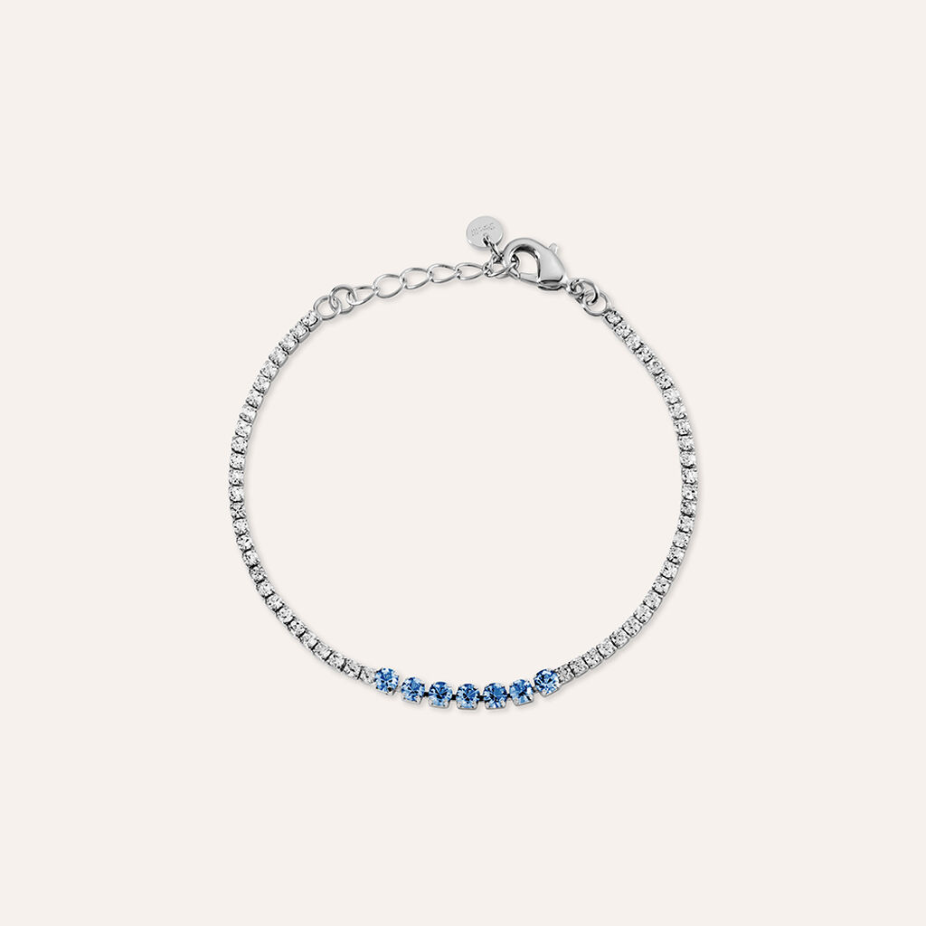 Bracciale Tennis Romantic Shine Metallo Cristallo