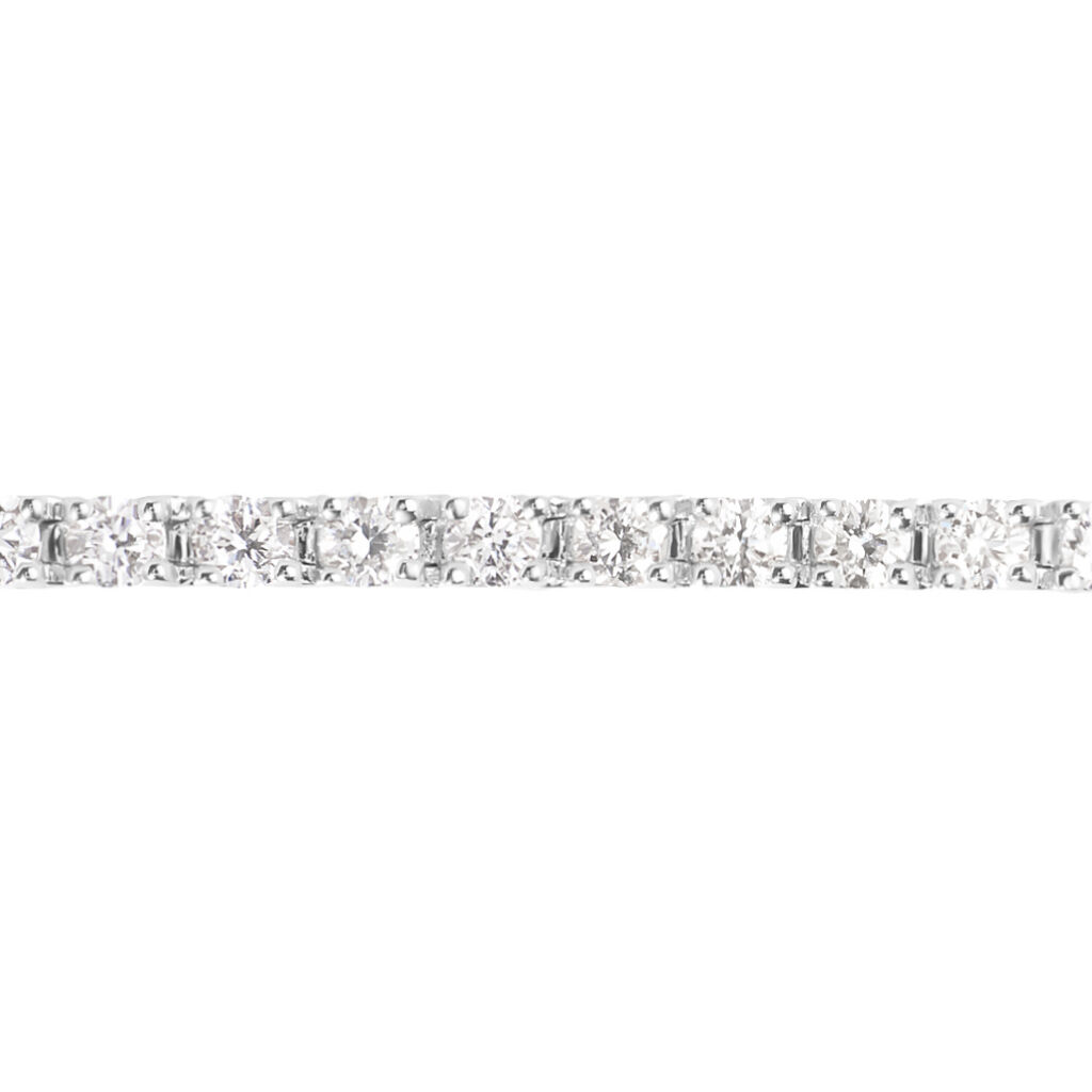 Bracciale Tennis Diamade Oro Bianco Diamante Lab-Grown - Bracciali Tennis Donna | Stroili