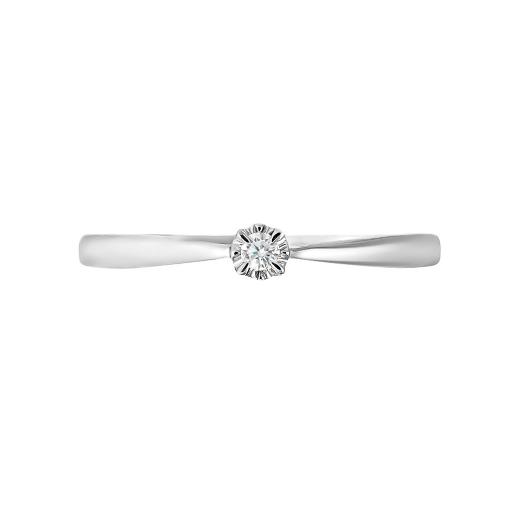 Anello Solitario Diamazing Oro Bianco Diamante - Anelli con Pietre Donna | Stroili