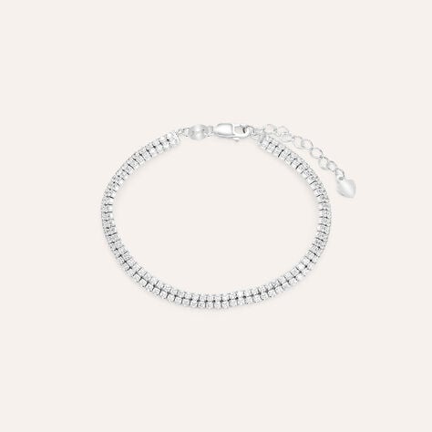 Bracciale Tennis Silver Elegance Argento Rodiato Cubic Zirconia - Bracciali Tennis Donna | Stroili