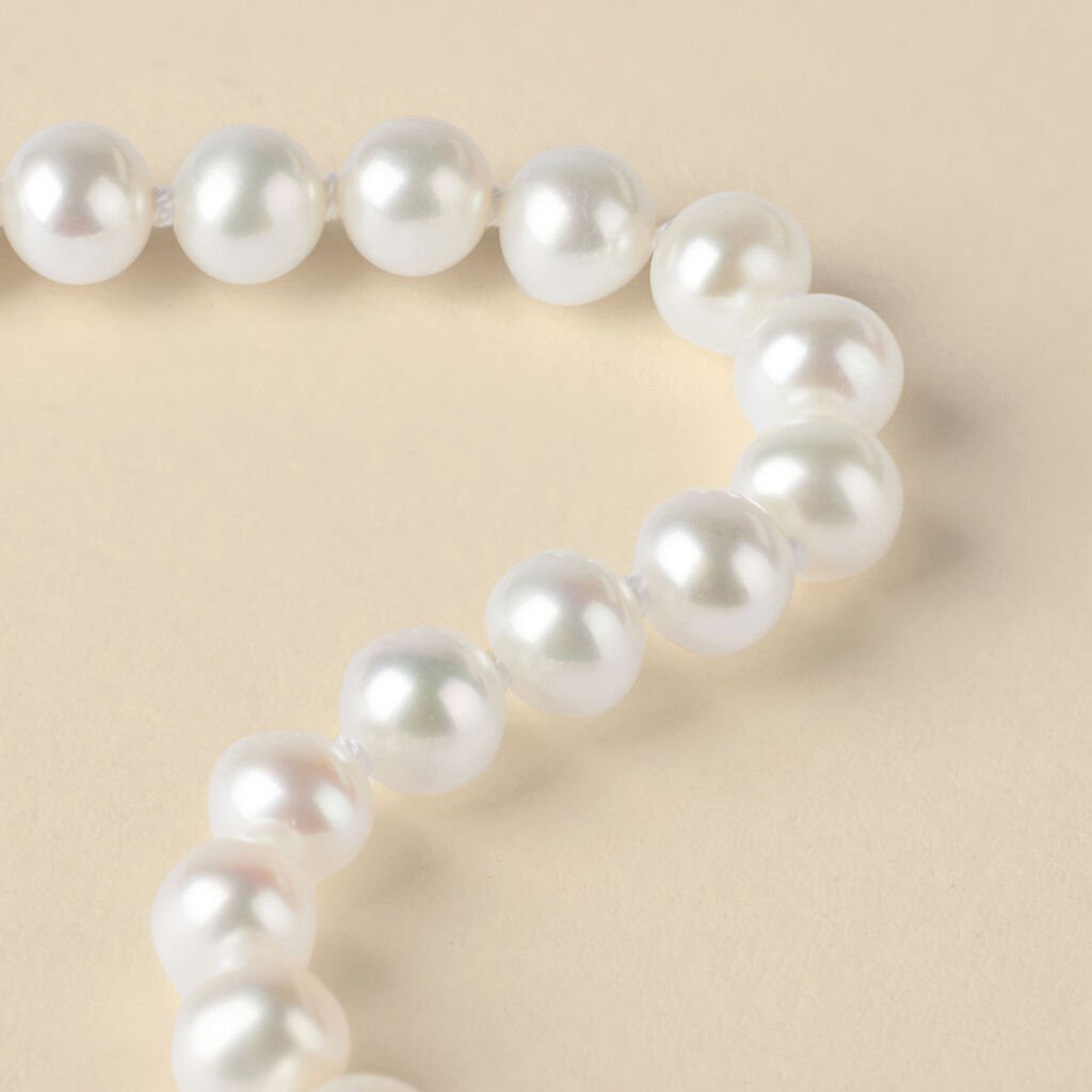 Bracciale Gabrielle Oro Bianco Perla D'Acqua Dolce - Bracciali Donna | Stroili