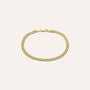 Bracciale Catena Oro Uomo Oro Giallo