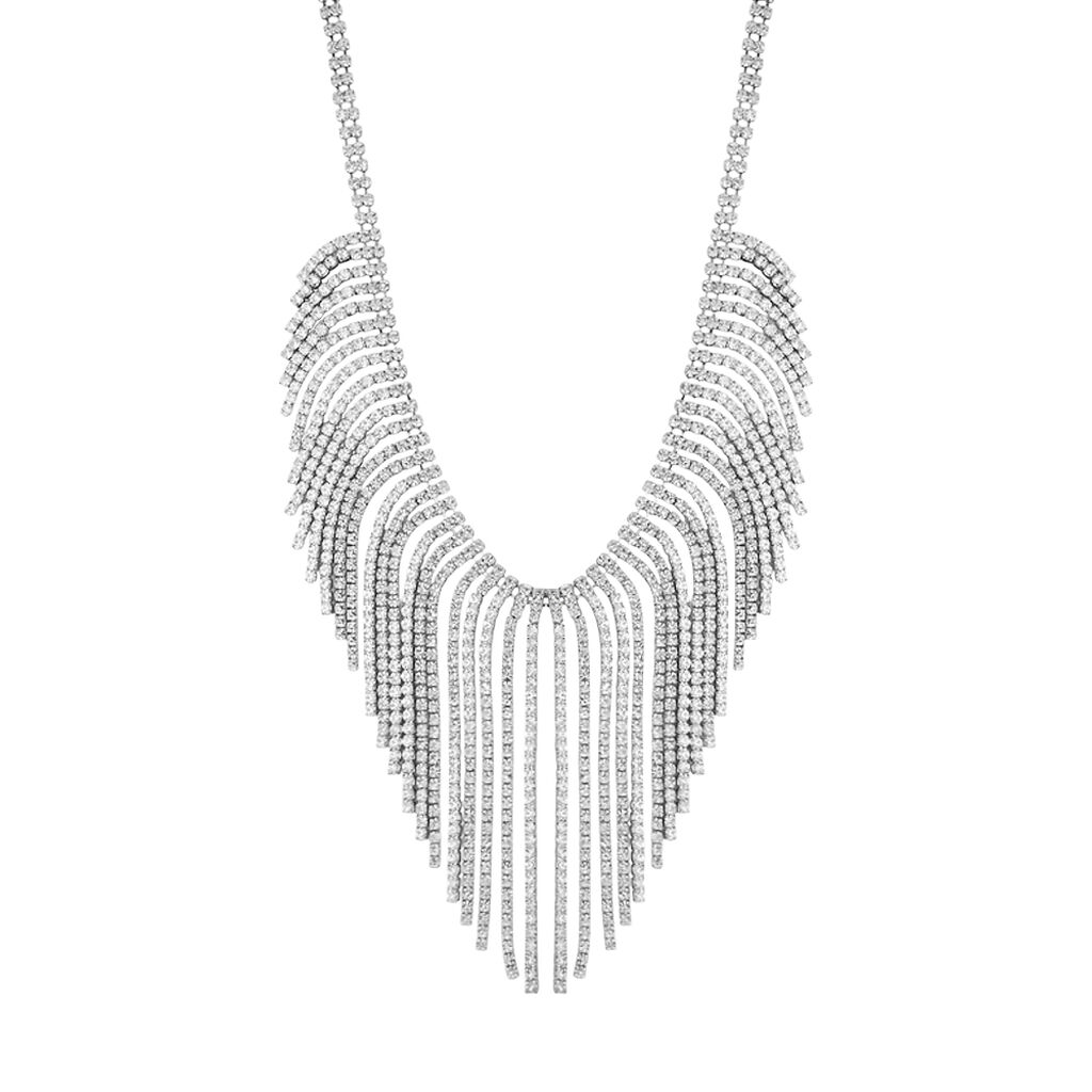 Collana Romantic Shine Metallo Cristallo