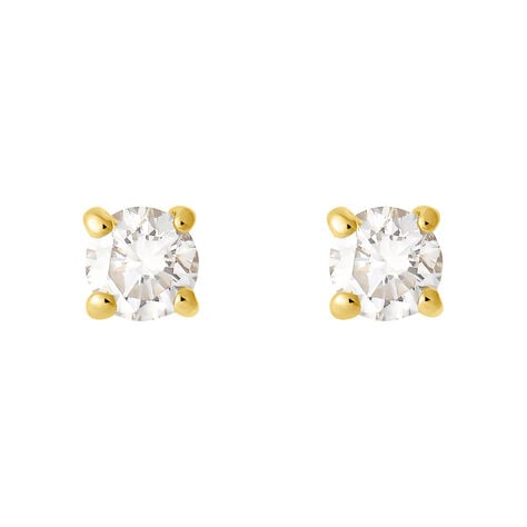 Orecchini Lobo Punto Luce Grace Oro Giallo Diamante - Orecchini a Lobo Donna | Stroili