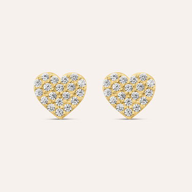 Orecchini Lobo Claire Oro Giallo Cubic Zirconia