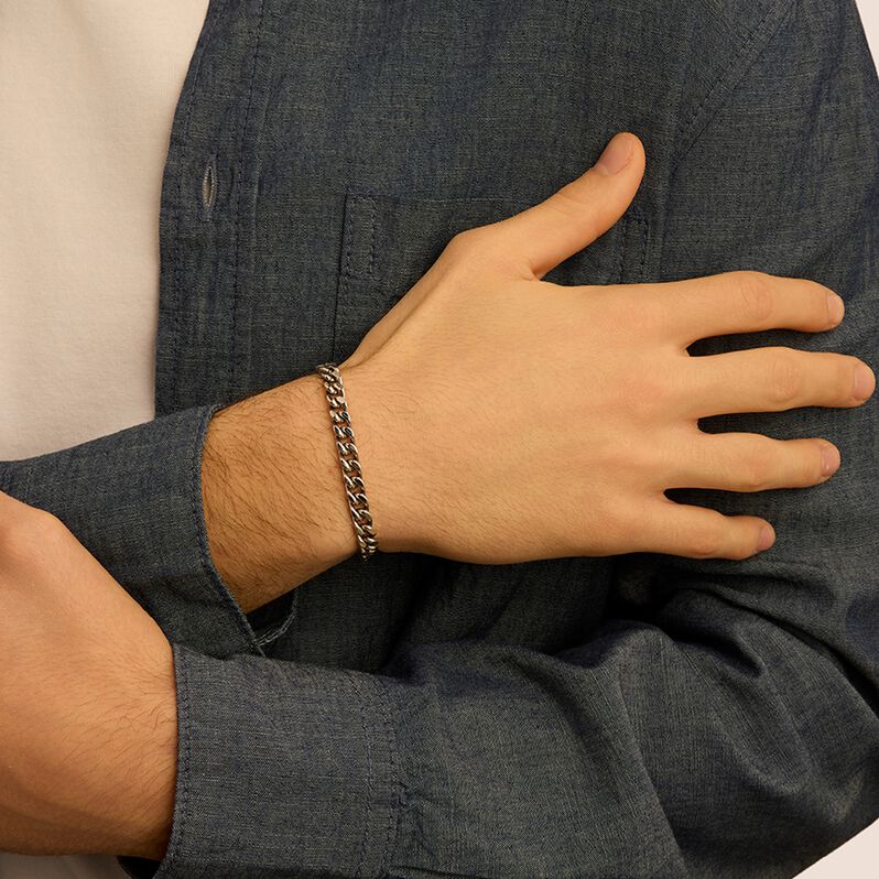 Bracciale Catena Man Code Acciaio - Bracciali Uomo | Stroili