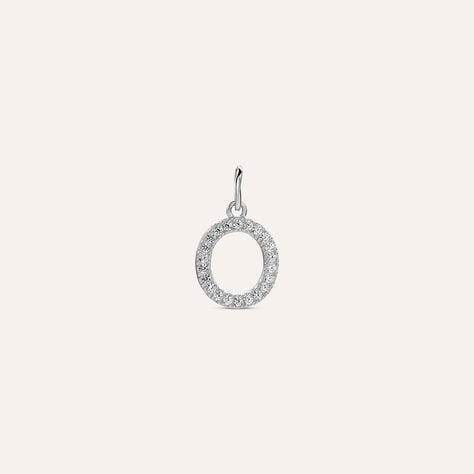 Pendente Poème Oro Bianco Cubic Zirconia - Ciondoli Donna | Stroili
