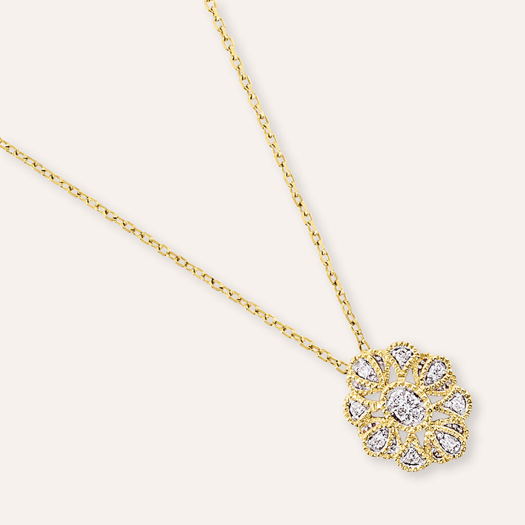 Collana Sophia Oro Giallo Diamante