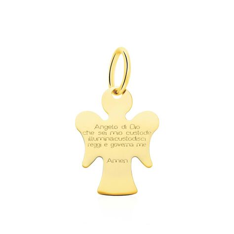 Pendente Holy Oro Giallo - Ciondoli con Incisione Unisex | Stroili