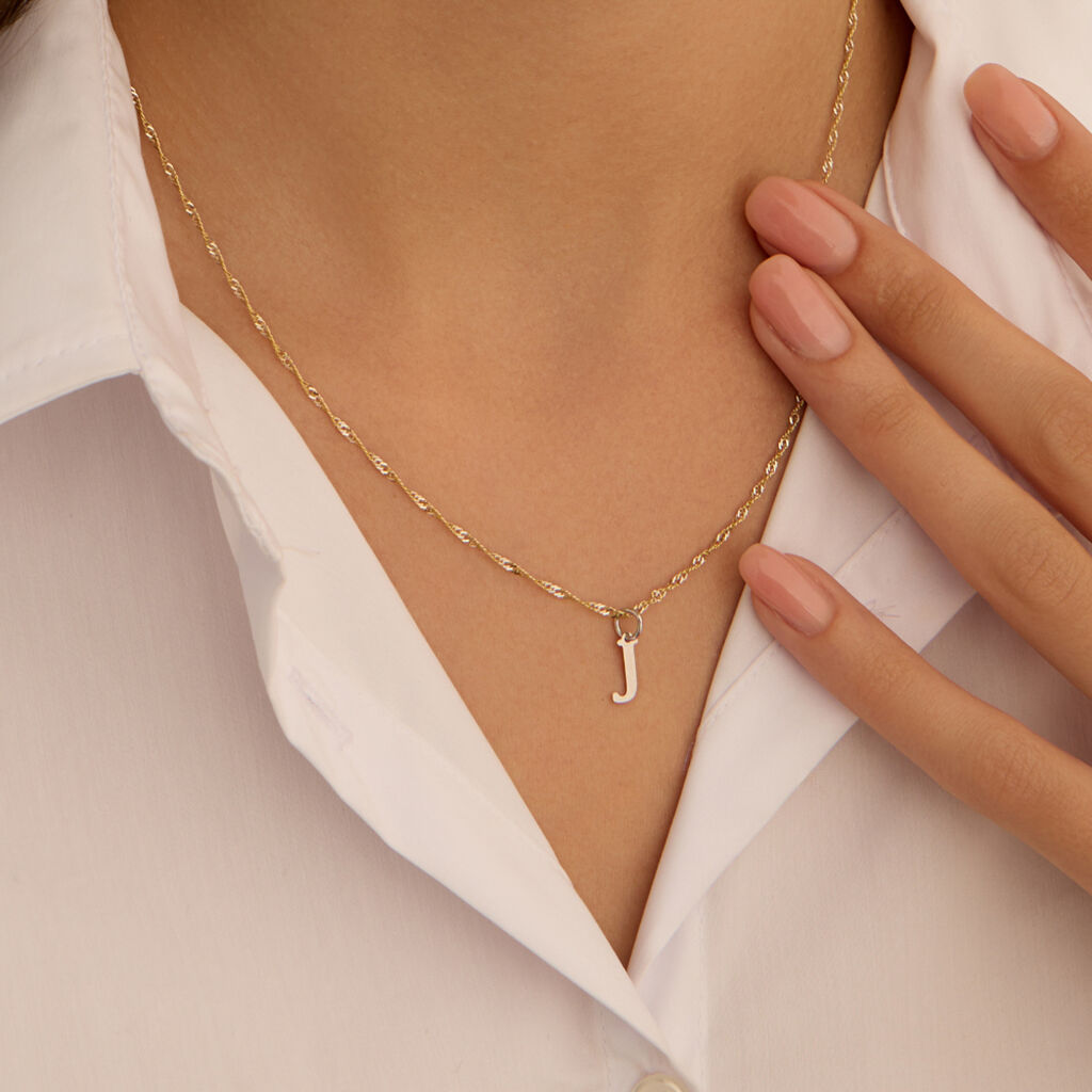 Pendente Poème Oro Bianco