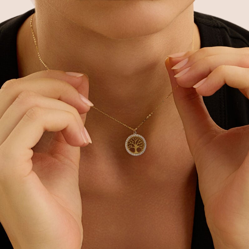 Collana Claire Oro Giallo Cubic Zirconia - Collane Donna | Stroili