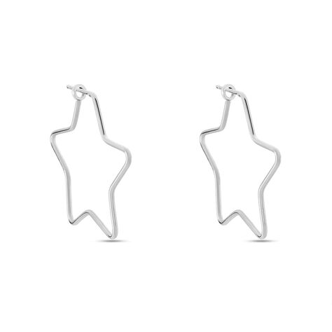 Orecchini A Cerchio Silver Collection Argento Rodiato - Orecchini a Cerchio Donna | Stroili