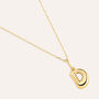 Pendente Love Beats Argento Dorato