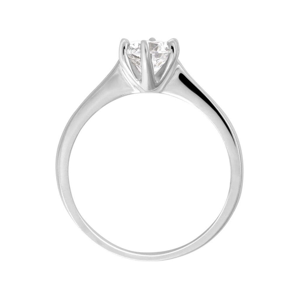 Anello Solitario Silver Elegance Argento Rodiato Cubic Zirconia - Anelli con Pietre Donna | Stroili