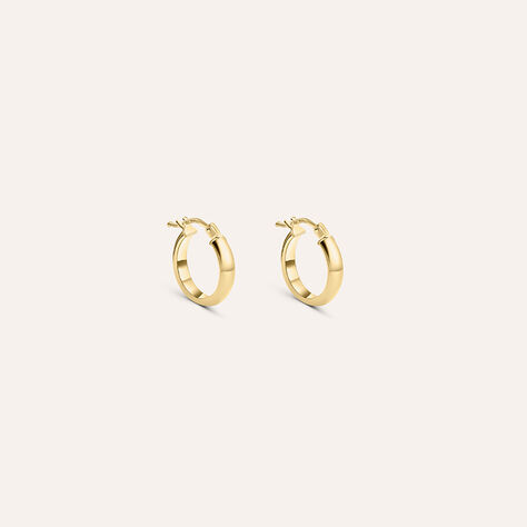 Orecchini A Cerchio Gold Essence Oro Giallo - Orecchini a Cerchio Donna | Stroili