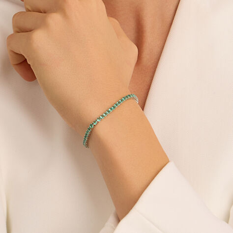 Bracciale Tennis Silver Rainbow Argento Rodiato Cubic Zirconia - Gioielli Donna | Stroili
