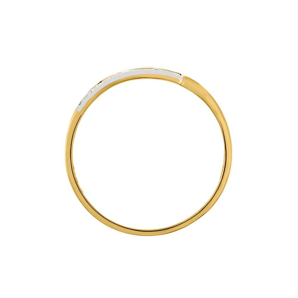 Anello Fascia Sophia Oro Giallo Diamante - Anelli con Pietre Donna | Stroili