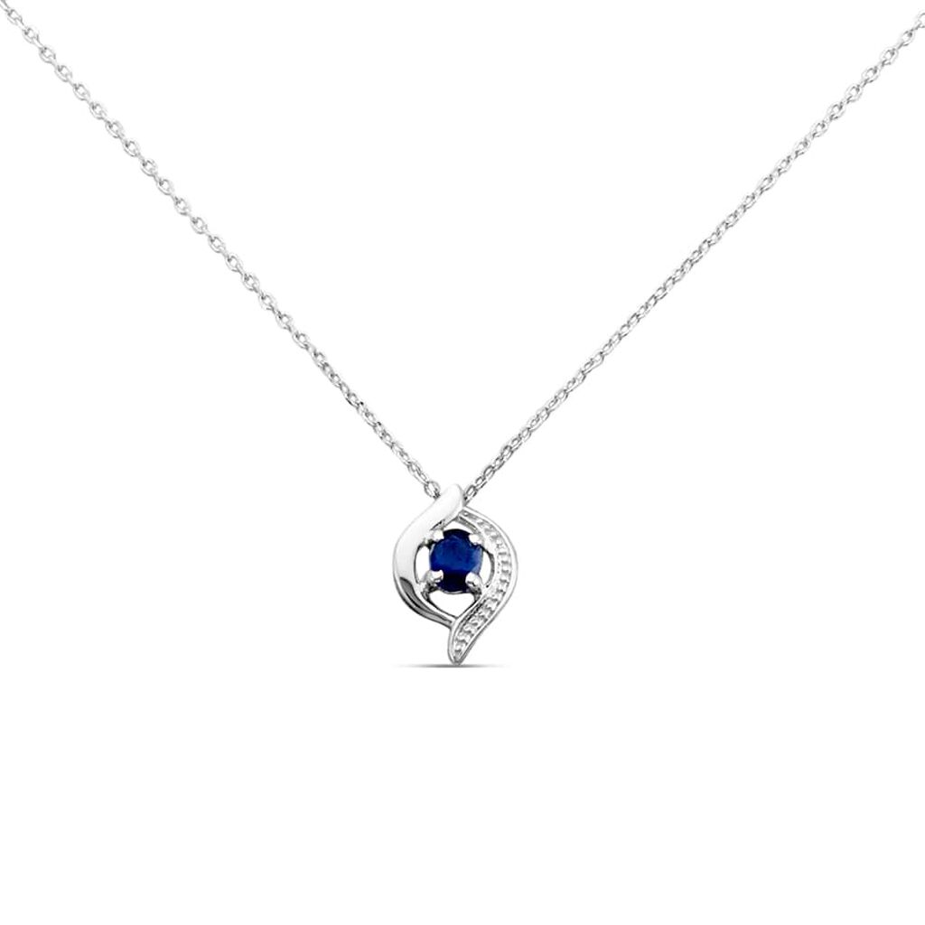 Collana Charlotte Oro Bianco Zaffiro - Collane Donna | Stroili