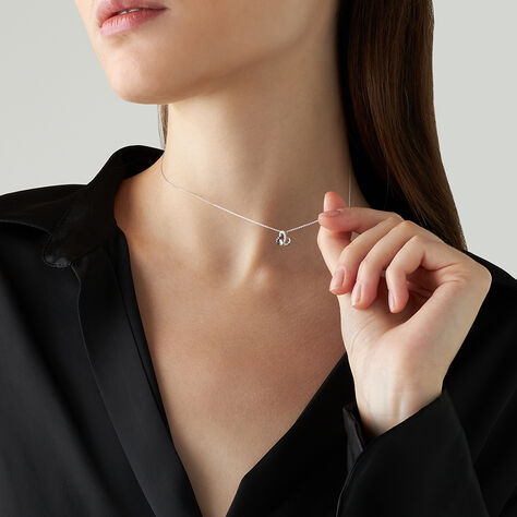 Collana Sophia Oro Bianco Diamante - Collane Donna | Stroili