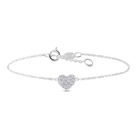Bracciale Claire Oro Bianco Cubic Zirconia - Bracciali Amicizia Donna | Stroili