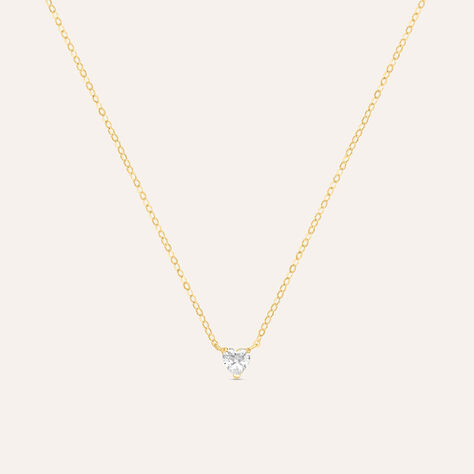 Collana Punto Luce Claire Oro Giallo Cubic Zirconia - Collane Punto Luce Donna | Stroili