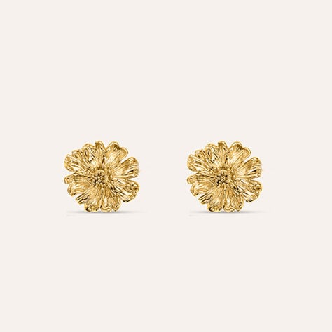 Orecchini Lobo Lady Code Acciaio Giallo - Gioielli Donna | Stroili