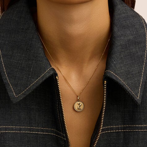 Pendente Holy Oro Giallo - Ciondoli con Incisione Unisex | Stroili