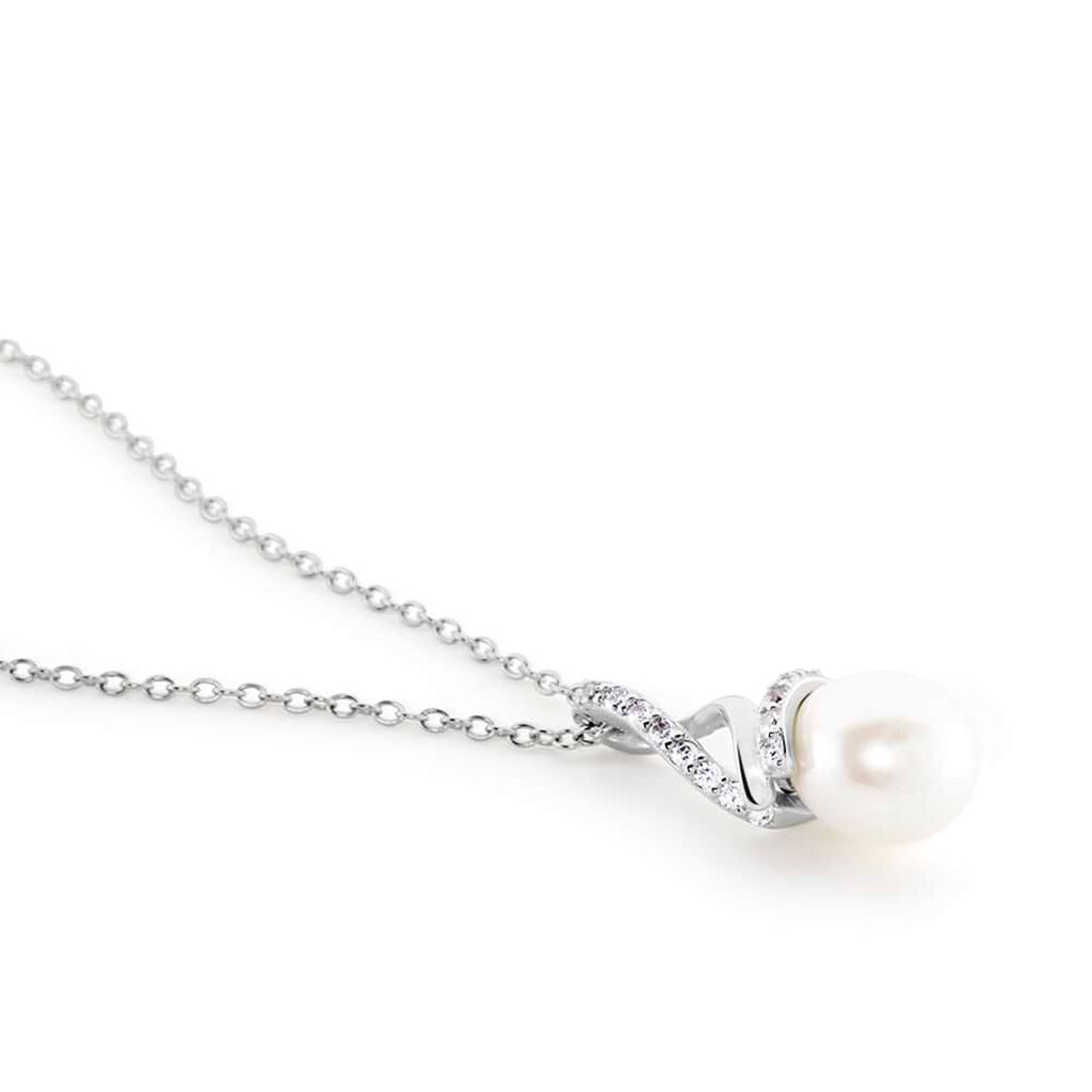 Collana Silver Pearls Argento Rodiato Cubic Zirconia - Collane Donna | Stroili