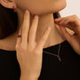Orecchini Lobo Trilogy Silver Rainbow Argento Rosa Cubic Zirconia