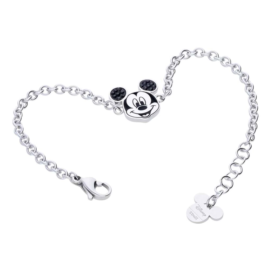 Bracciale Mickey Mouse & Friends Acciaio Cristallo - Bracciali Donna | Stroili