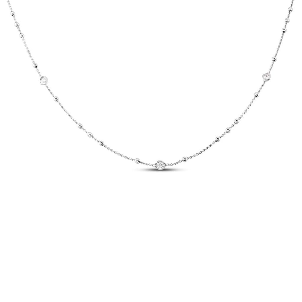 Collana Silver Elegance Argento Rodiato Cubic Zirconia - Collane Donna | Stroili
