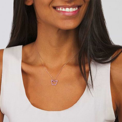 Collana Silver Rainbow Argento Rosa Cubic Zirconia - Collane Donna | Stroili