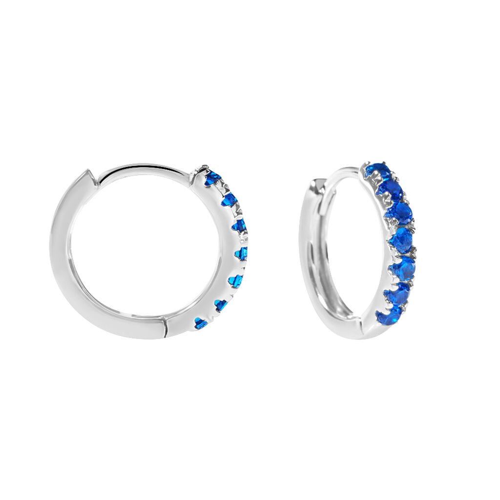 Orecchini A Cerchio Silver Rainbow Argento Rodiato Cubic Zirconia - Orecchini a Cerchio Donna | Stroili