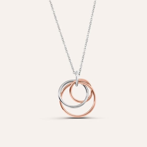 Collana Lady Code Acciaio Bicolore Bianco / Rosa - Collane Donna | Stroili