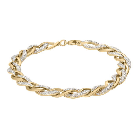 Bracciale Catena Golden Dream Placcato Oro Giallo Cubic Zirconia - Bracciali Amicizia Donna | Stroili