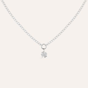 Collana Lady Code Acciaio Quadrifoglio