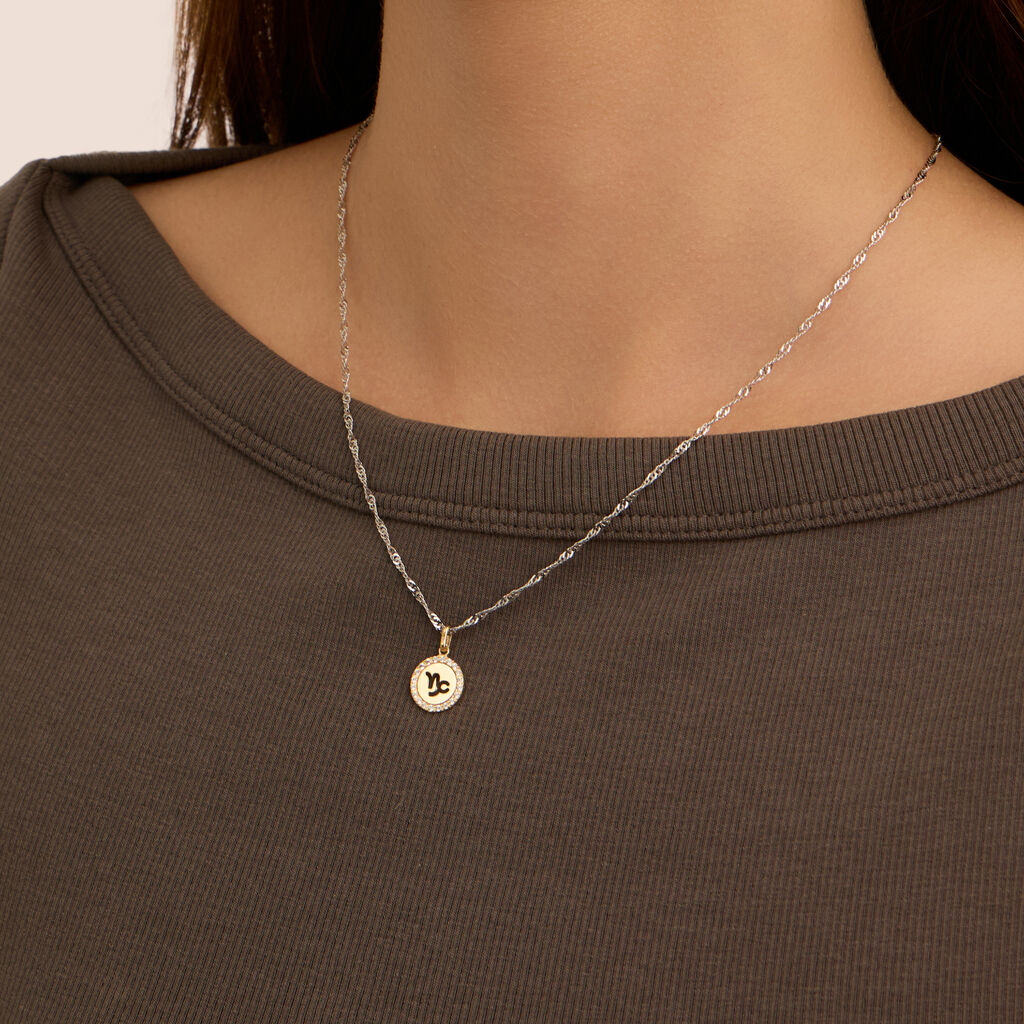 Pendente Poème Oro Giallo Cubic Zirconia - Ciondoli Donna | Stroili