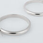 Orecchini A Cerchio Toujours Oro Bianco