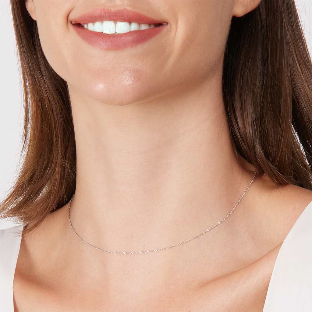 Catenina Poème Oro Bianco - Catenina Donna | Stroili