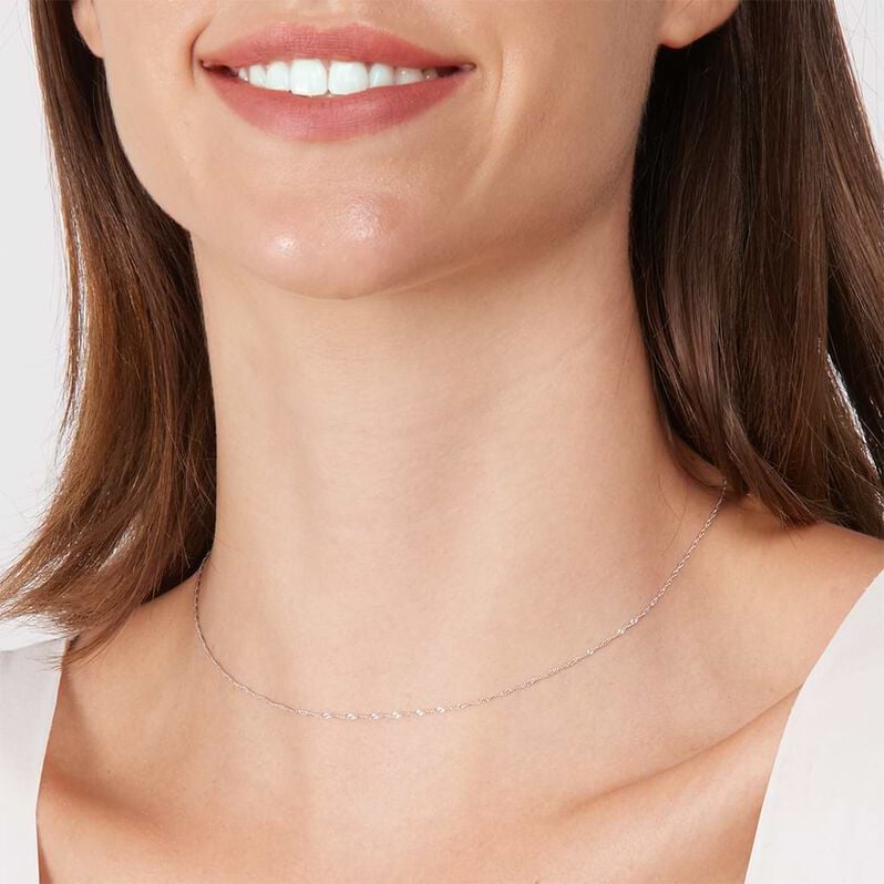 Catenina Poème Oro Bianco - Catenina Donna | Stroili